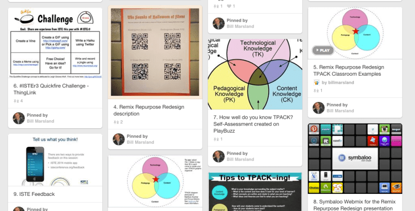 Pinterest Board from Presentation