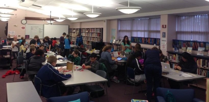 Our library before the makerspace.